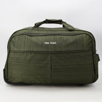 Сумка дорожня на колесах 330-2 універсальна валіза з висувною ручкою та кишенями для подорожей і відряджень